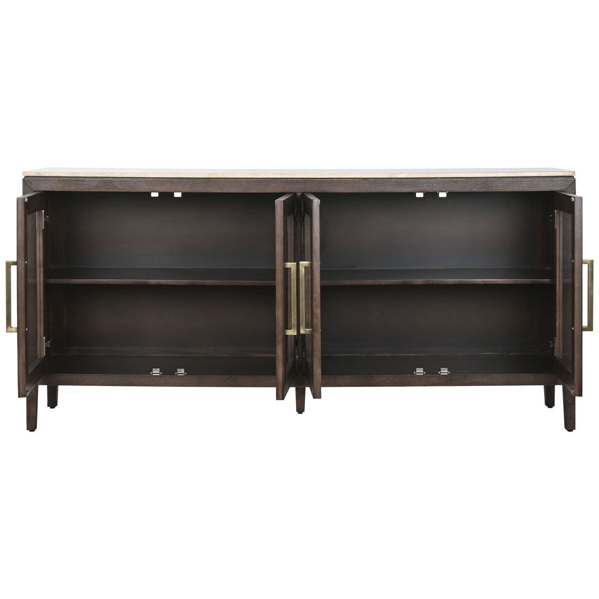 Skänk Home ESPRIT Marmor Mangoträ 180 x 40 x 85 cm - 3