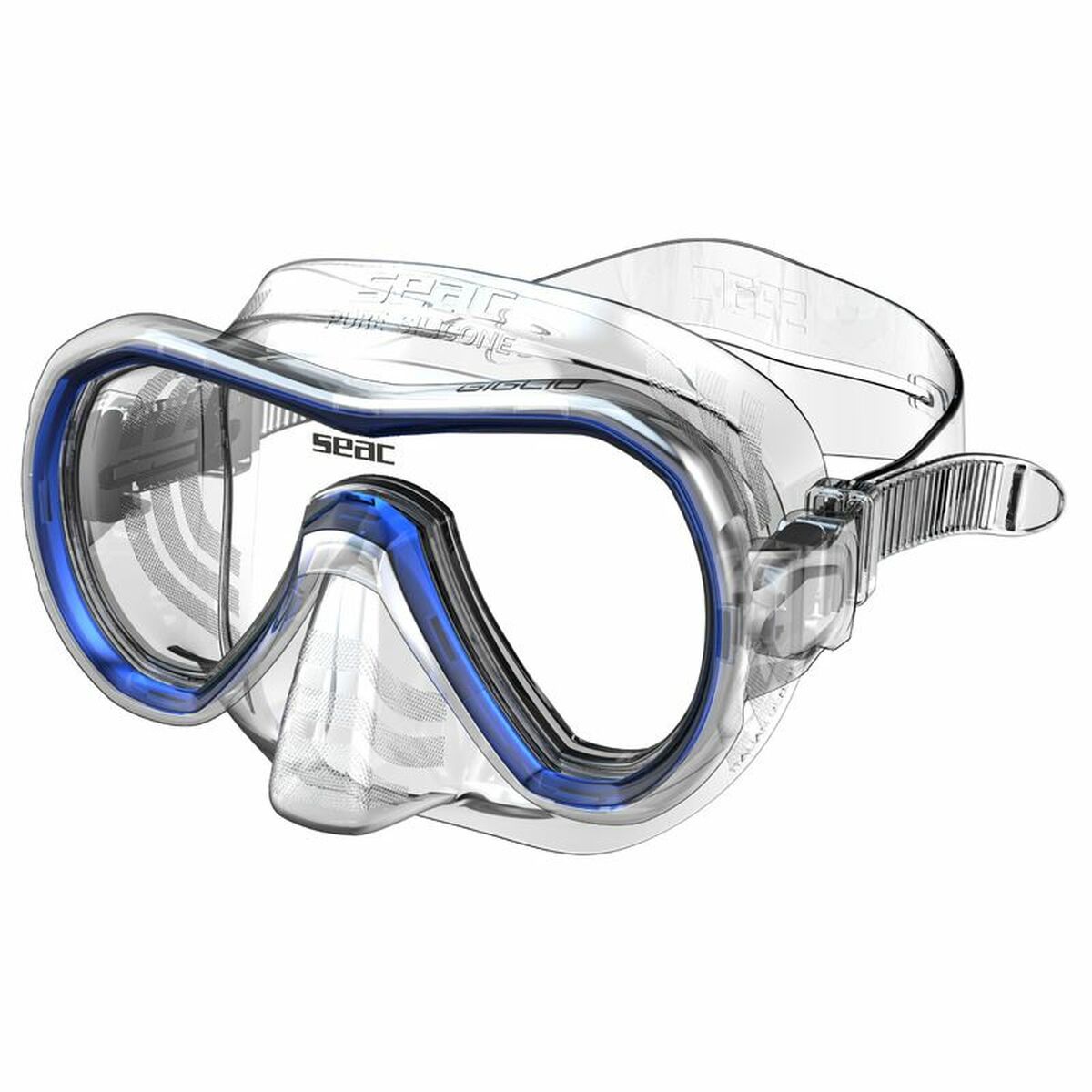 Dykmask Seac Giglio Blå