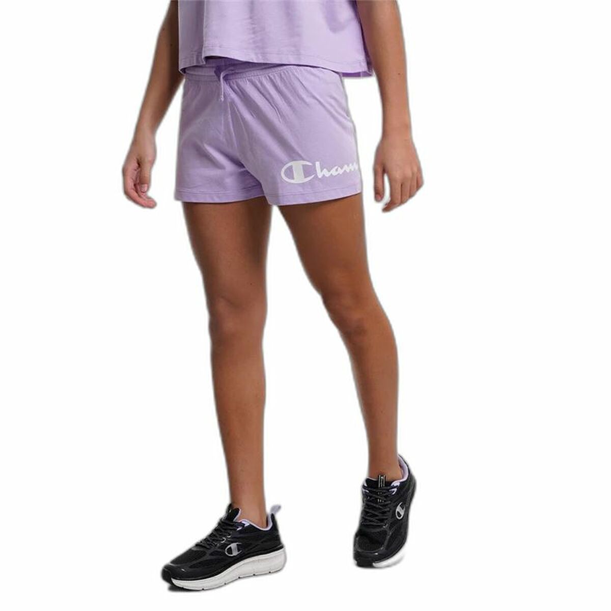 Sportshorts för kvinnor Champion Lila - 13