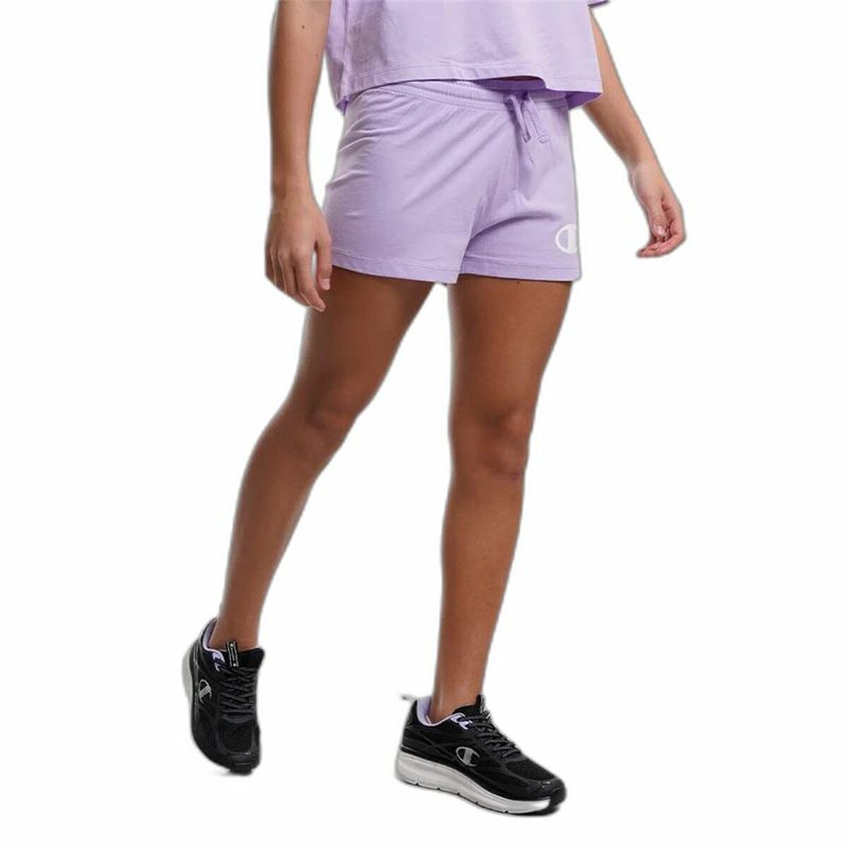 Sportshorts för kvinnor Champion Lila - 15