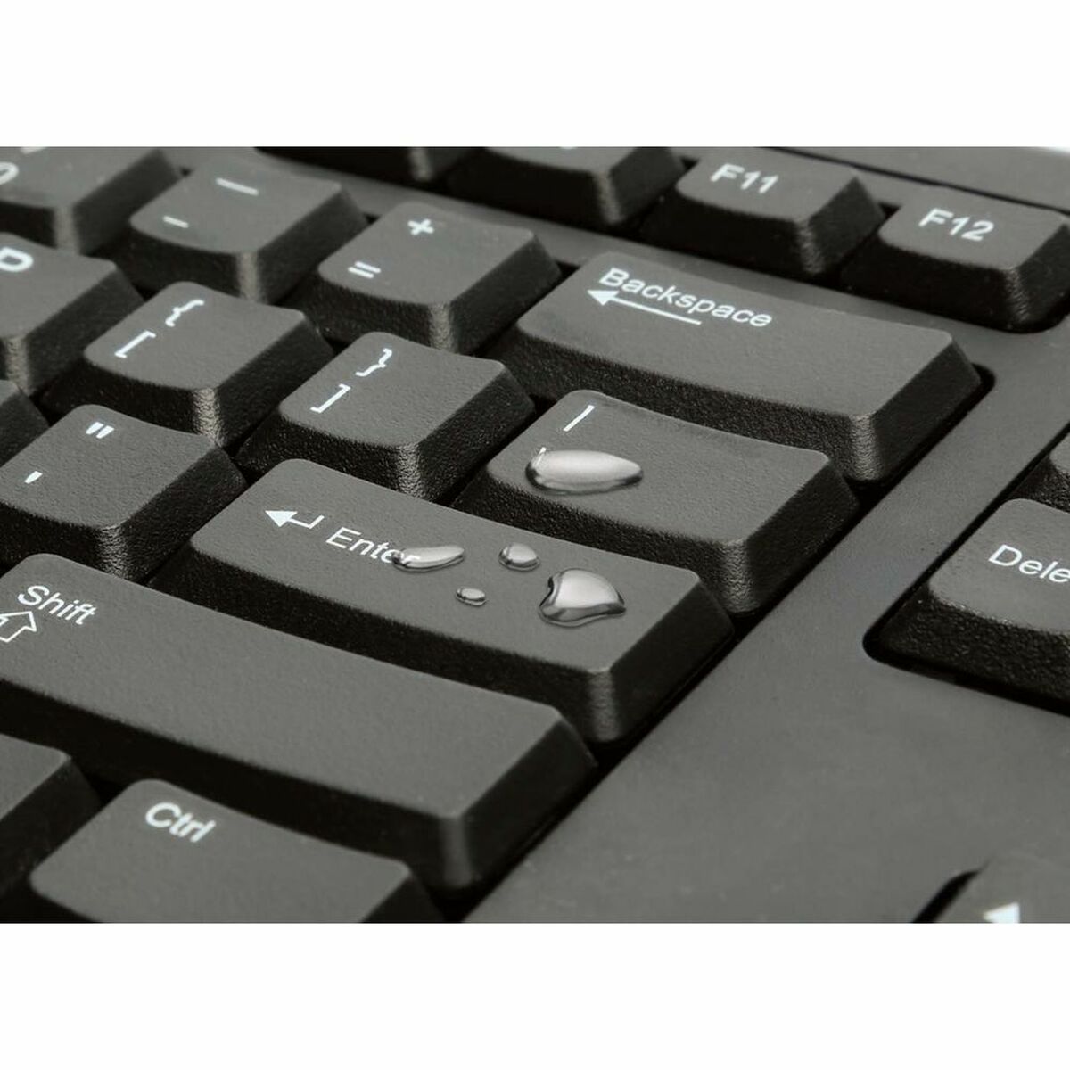 Tangentbord Kensington 1500109ES Qwerty Spanska Svart - 2