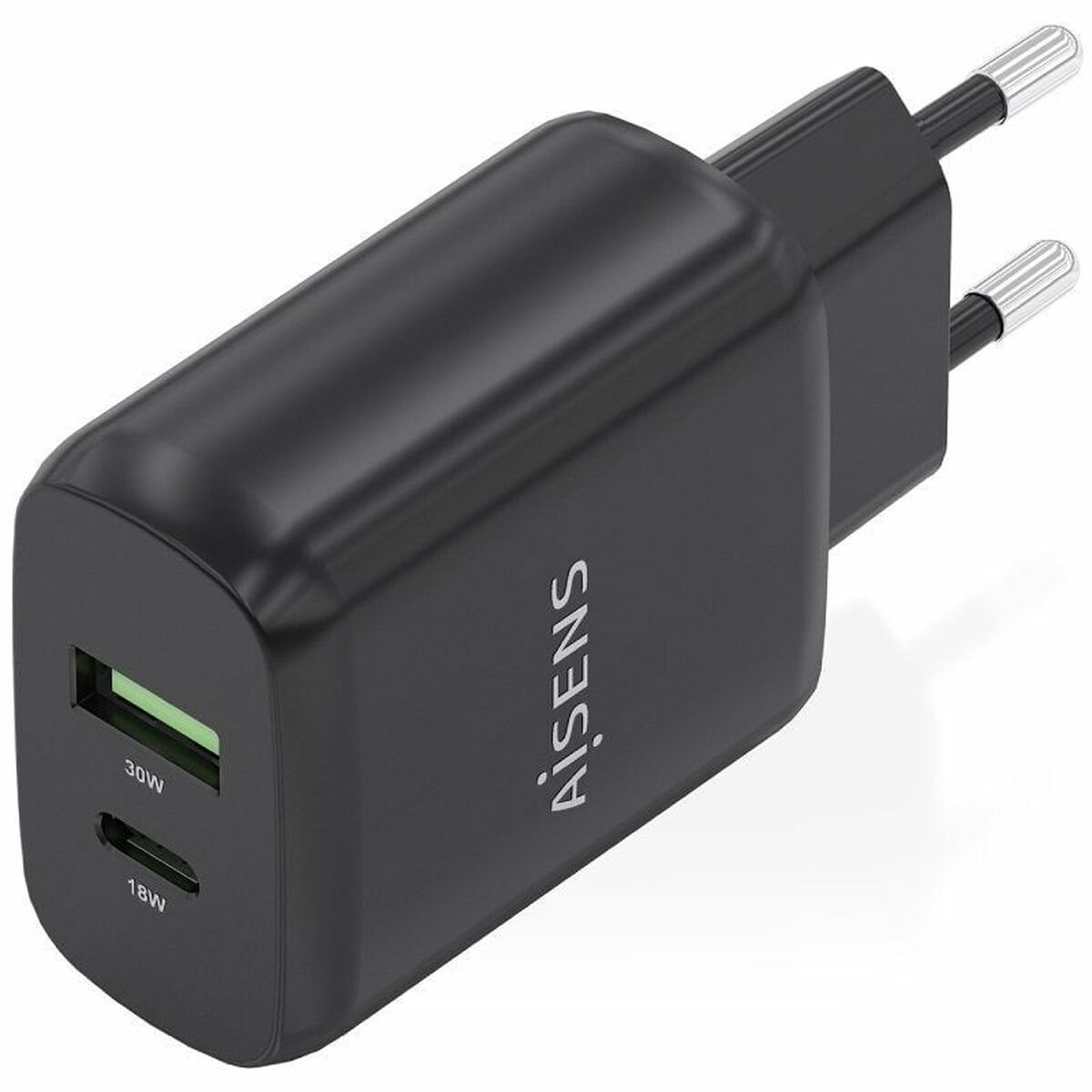 Väggladdare Aisens A110-0924 Svart 30 W - 2