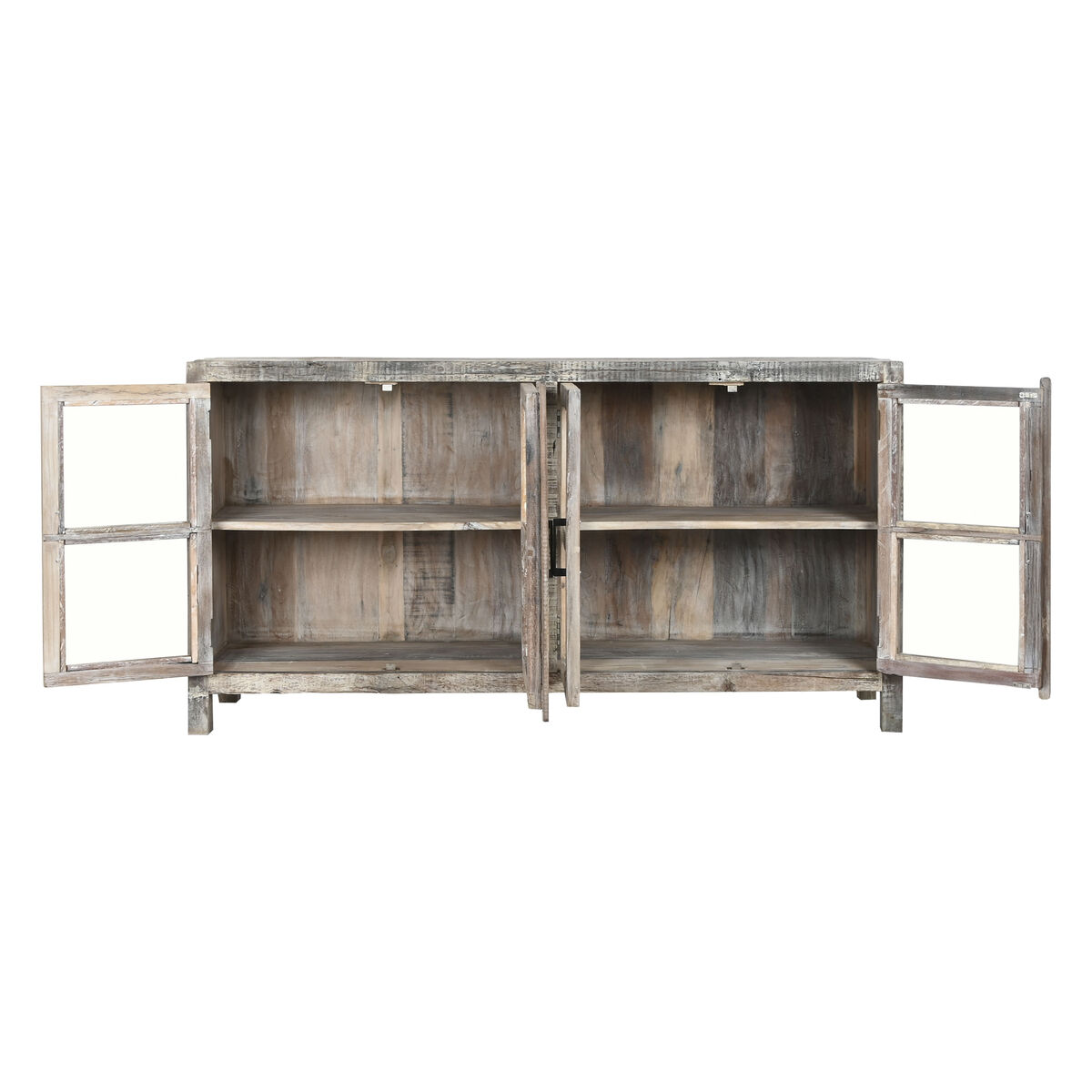 Skänk Home ESPRIT Vit Brun Återvunnet Trä 170 x 40 x 90 cm - 2