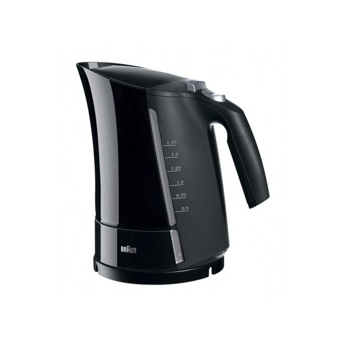 Vattenkokare med LED -ljus Braun 533631 1,7 L Svart Plast 3000 W 1,7 L - 2