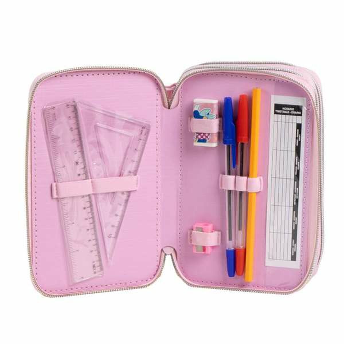 Pennfodral Minnie Mouse Rosa 12,5 x 6,5 x 19,5 cm - 3