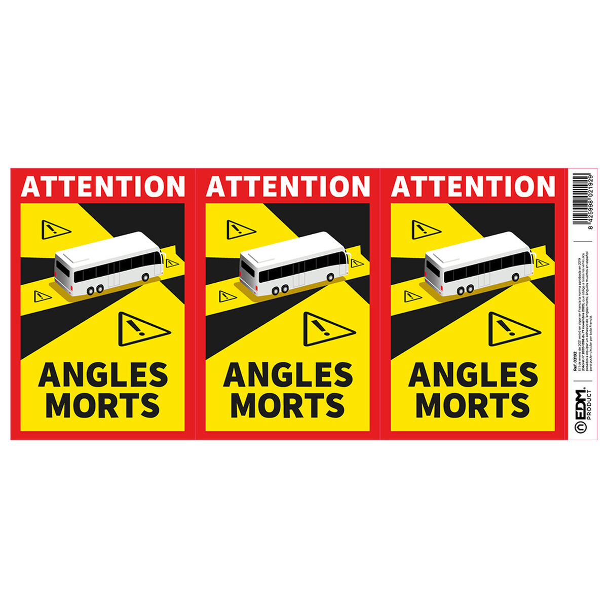 Lim EDM 02192 Angles Morts 17 x 25 cm Buss 3 antal - 3