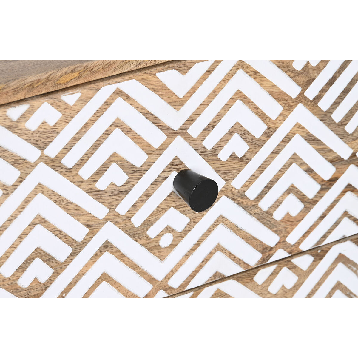 TV-möbler DKD Home Decor 135 x 40 x 55 cm Naturell Vit Mangoträ - 5