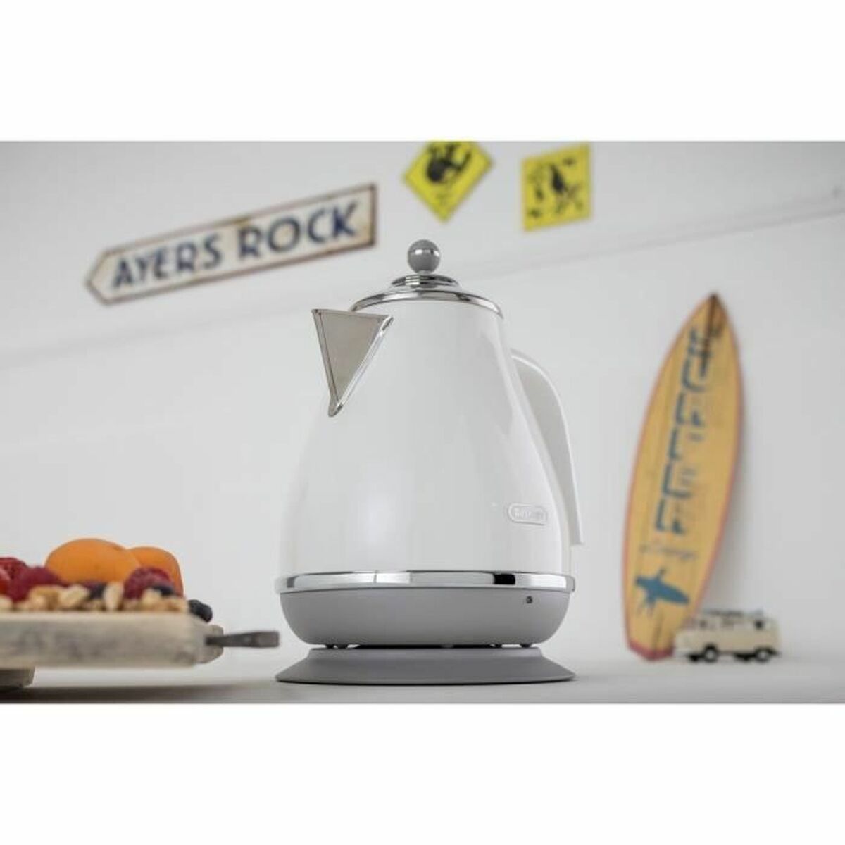 Vattenkokare DeLonghi Vit Rostfritt stål 1,7 L 2000 W - 4
