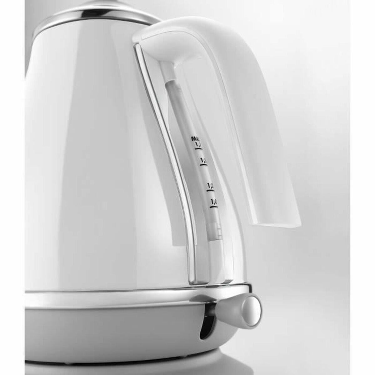 Vattenkokare DeLonghi Vit Rostfritt stål 1,7 L 2000 W - 5