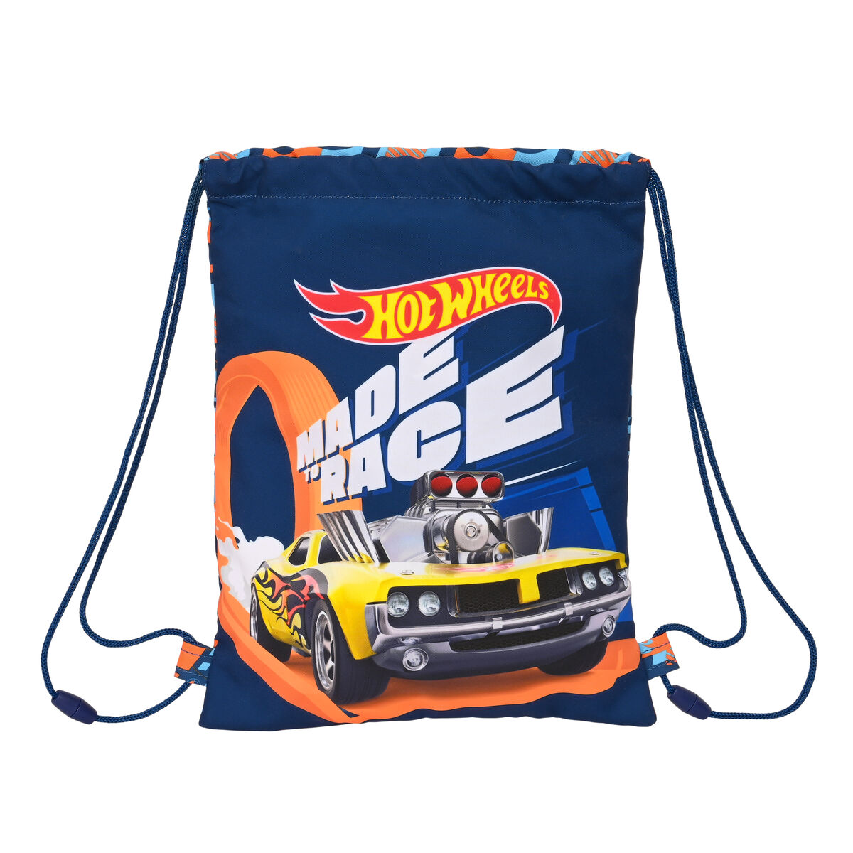 Skopåse med remmar Hot Wheels Speed club Orange (26 x 34 x 1 cm) - 5
