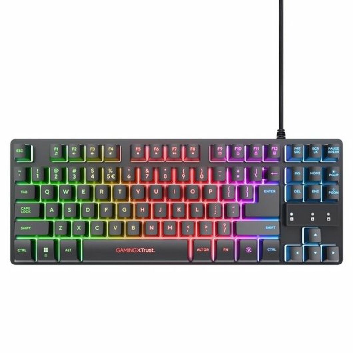 Speltangentbord och mus Trust GXT794 Qwerty Spanska - 2