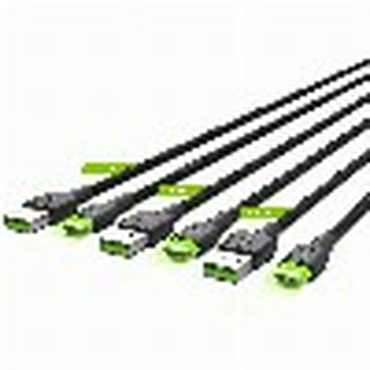 USB-kabel Green Cell KABGCSET03 Svart 2 m - 3