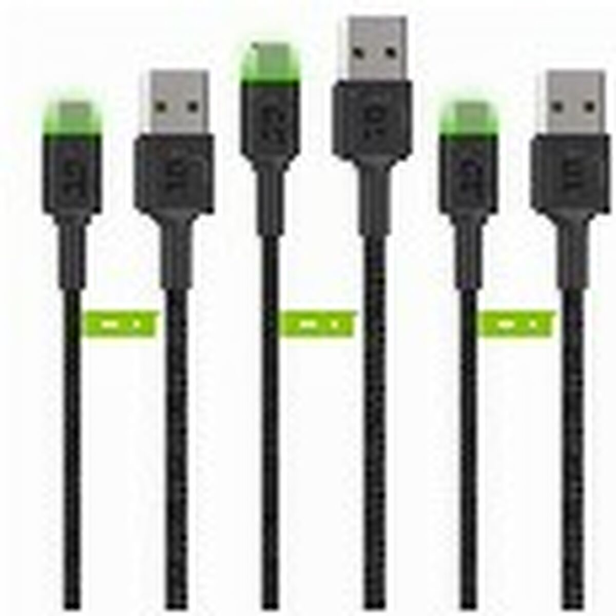 USB-kabel Green Cell KABGCSET03 Svart 2 m - 4