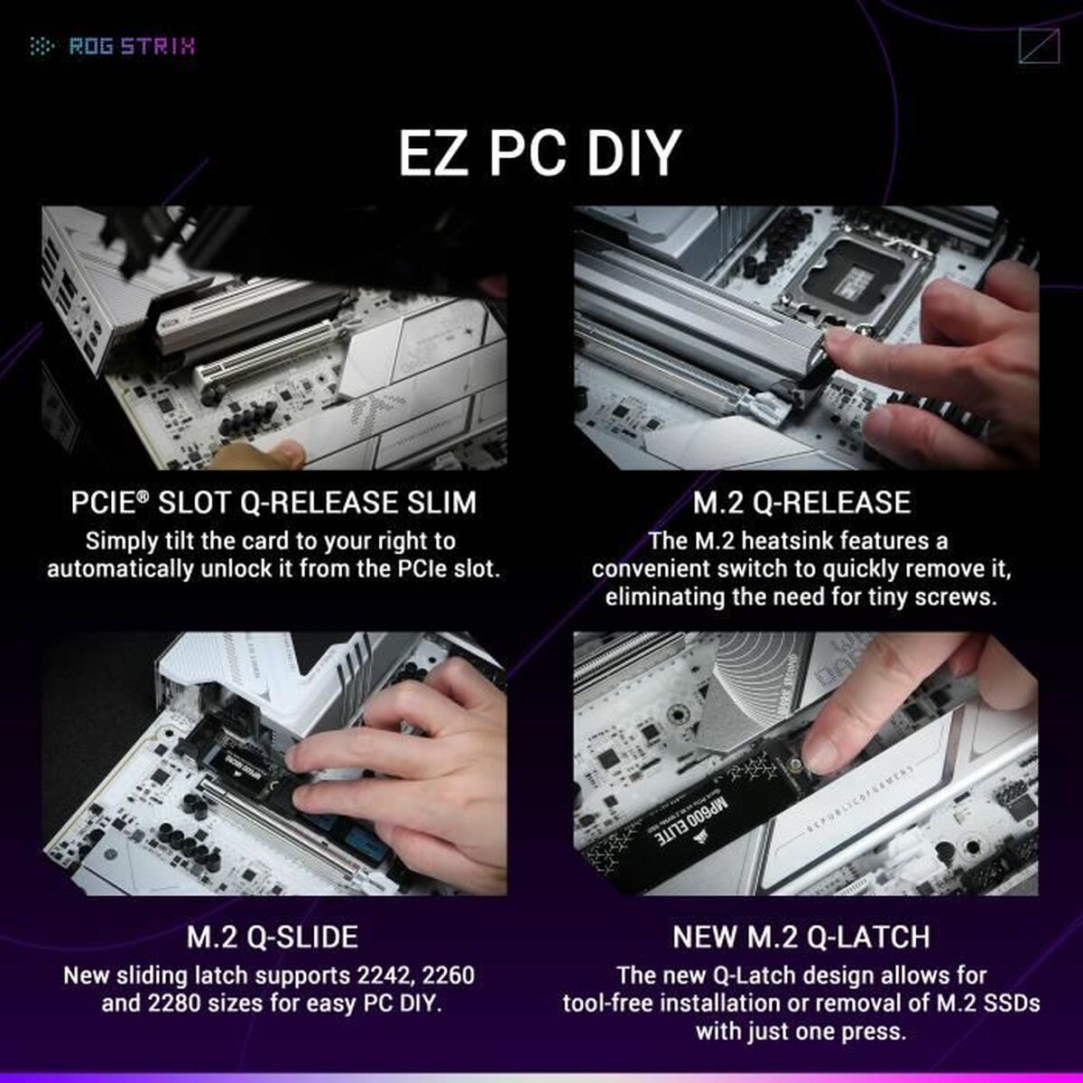 Moderkort Asus STRIX Z890-A GAMING WIFI LGA 1851 - 5