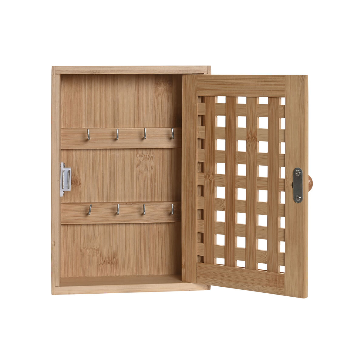 Nyckelskåp Home ESPRIT Naturell 19 x 6 x 27 cm - 2
