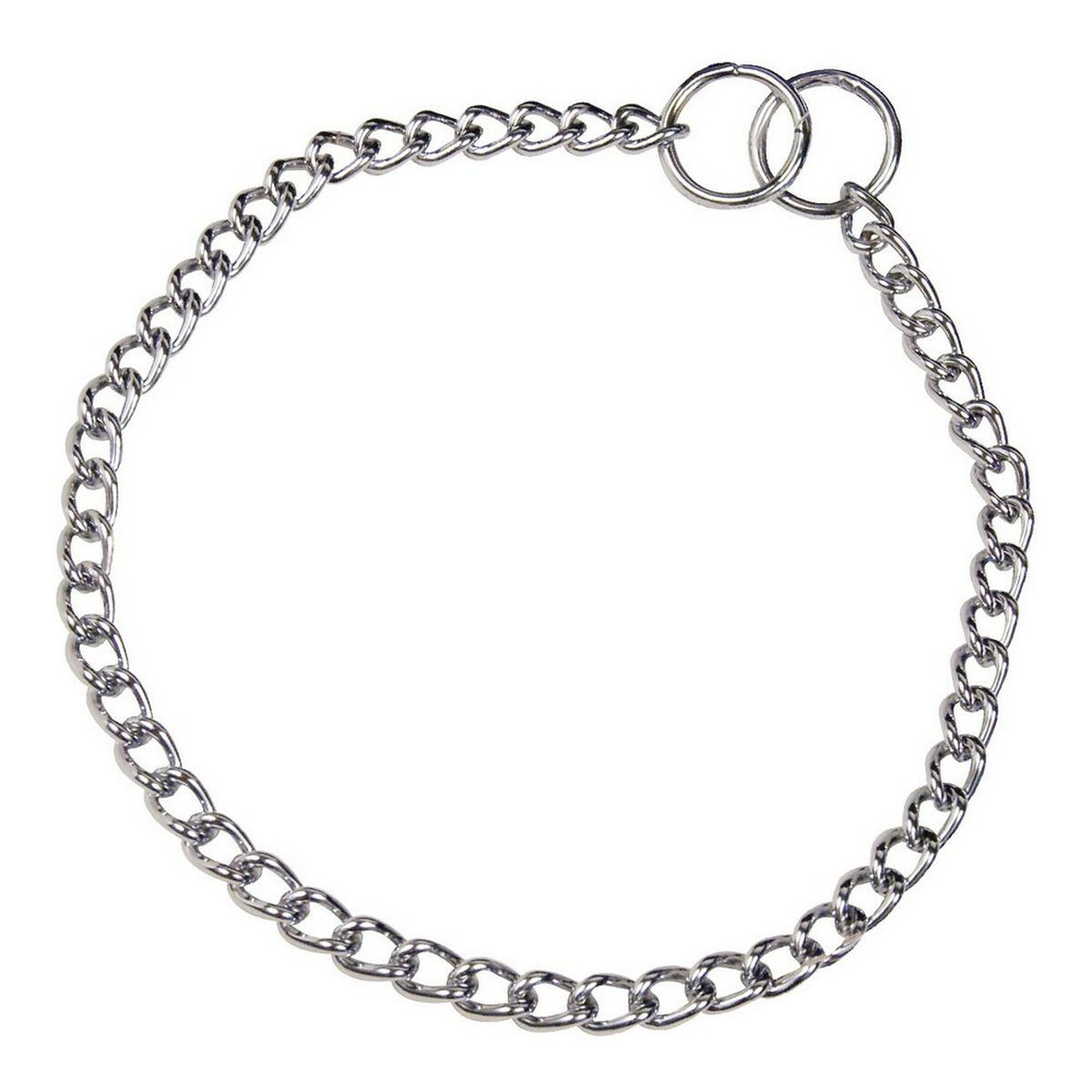 Hundhalsband Hs Sprenger Silvrig 2,5 mm Länkar Vriden (55 cm) - 3
