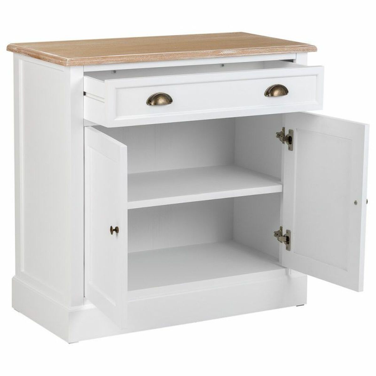 Hallmöbel med lådor Alexandra House Living Vit Brun 39 x 80 x 82 cm - 4