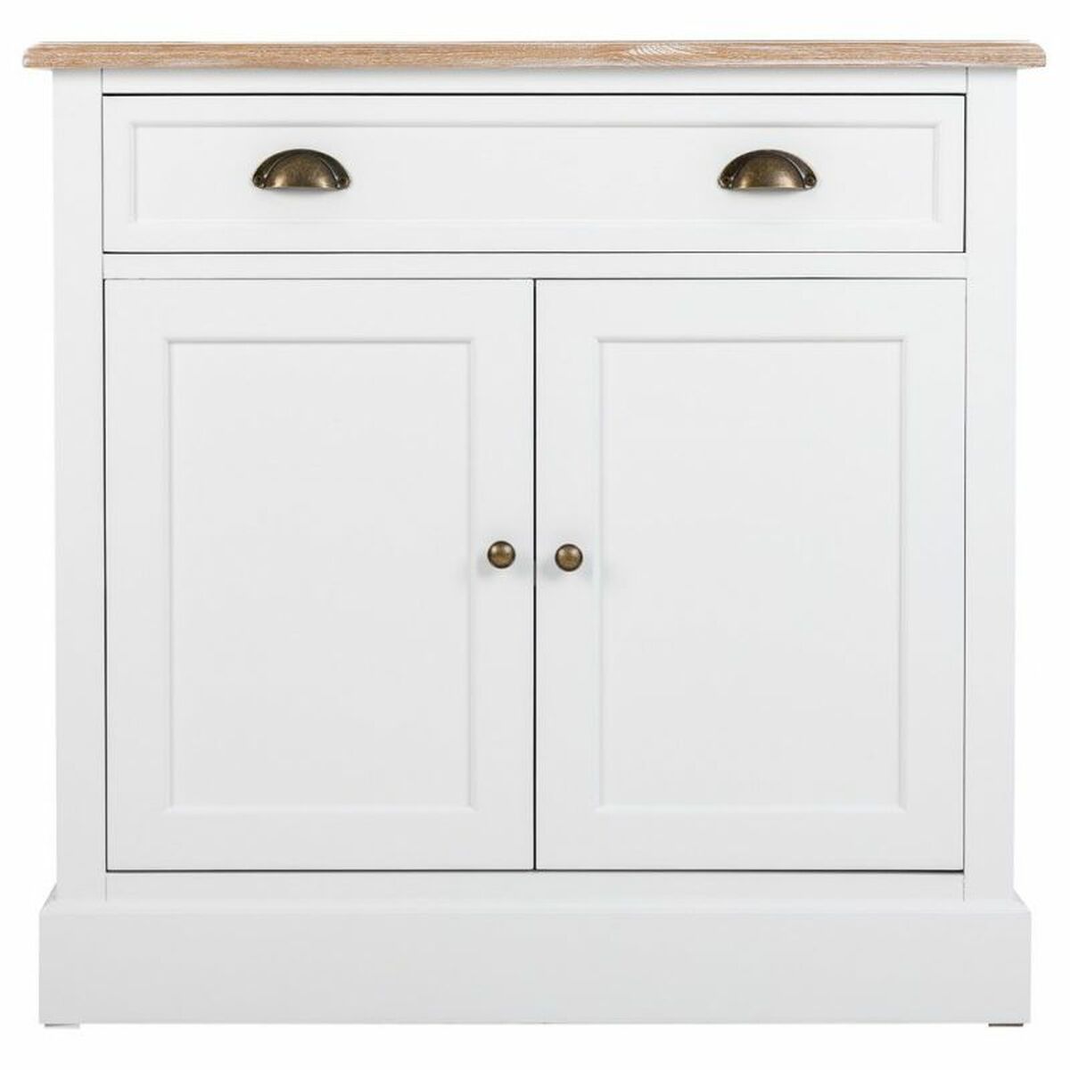 Hallmöbel med lådor Alexandra House Living Vit Brun 39 x 80 x 82 cm - 6
