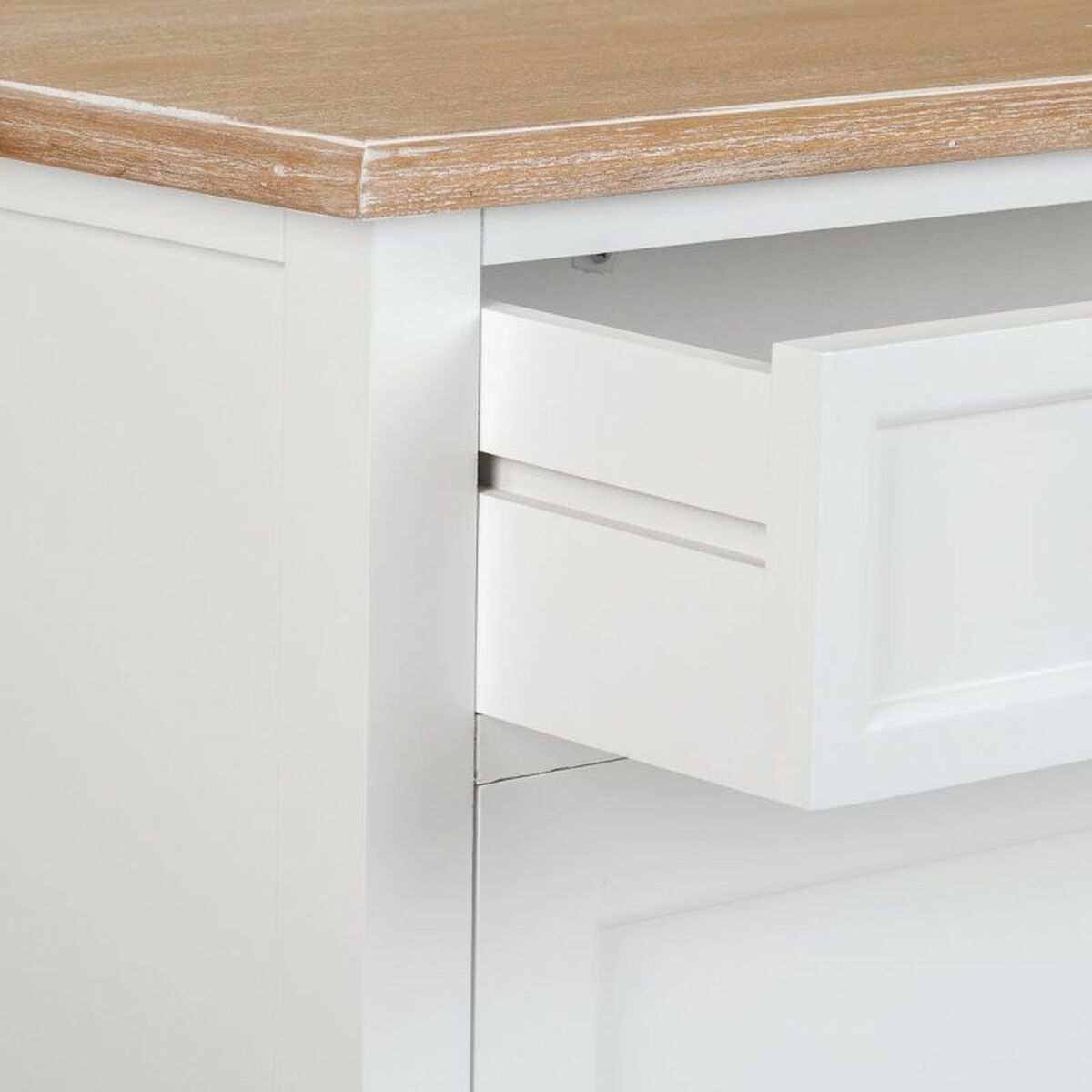 Hallmöbel med lådor Alexandra House Living Vit Brun 39 x 80 x 82 cm - 8
