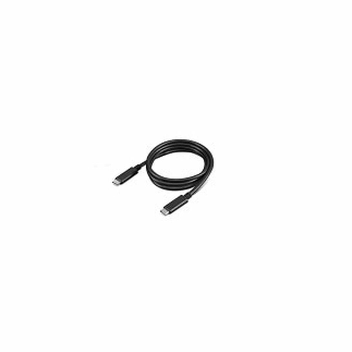 Kabel USB C Lenovo 4X90U90619           1 m Svart