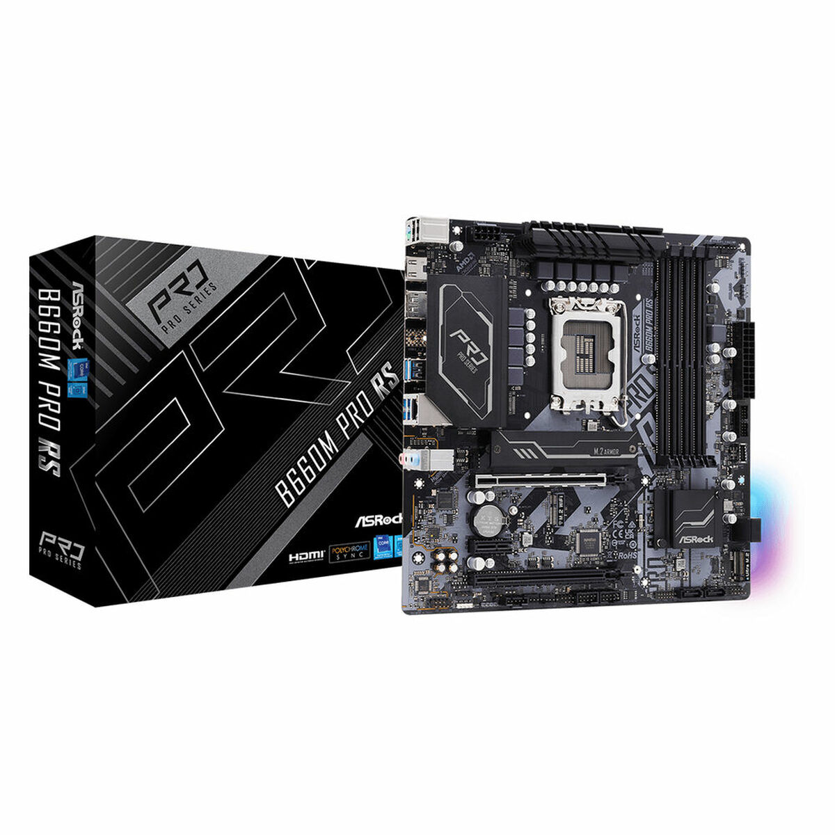 Moderkort ASRock B660M Pro RS LGA 1700 INTEL B660