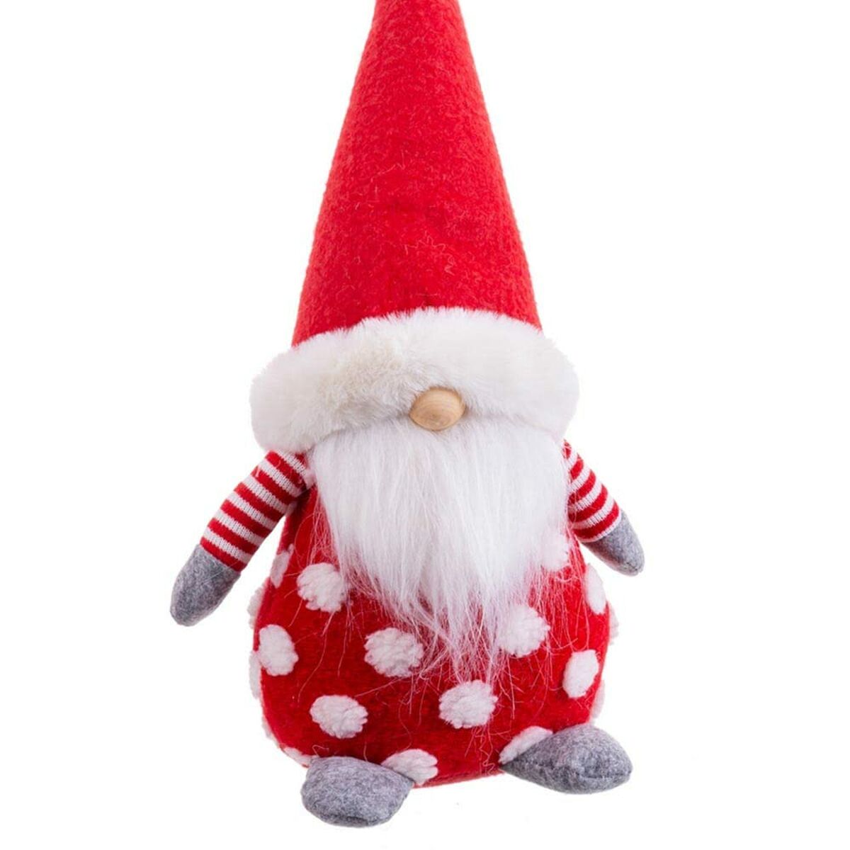 Julgranskula Röd Multicolour Trä Sand Tyg 35 cm - 2