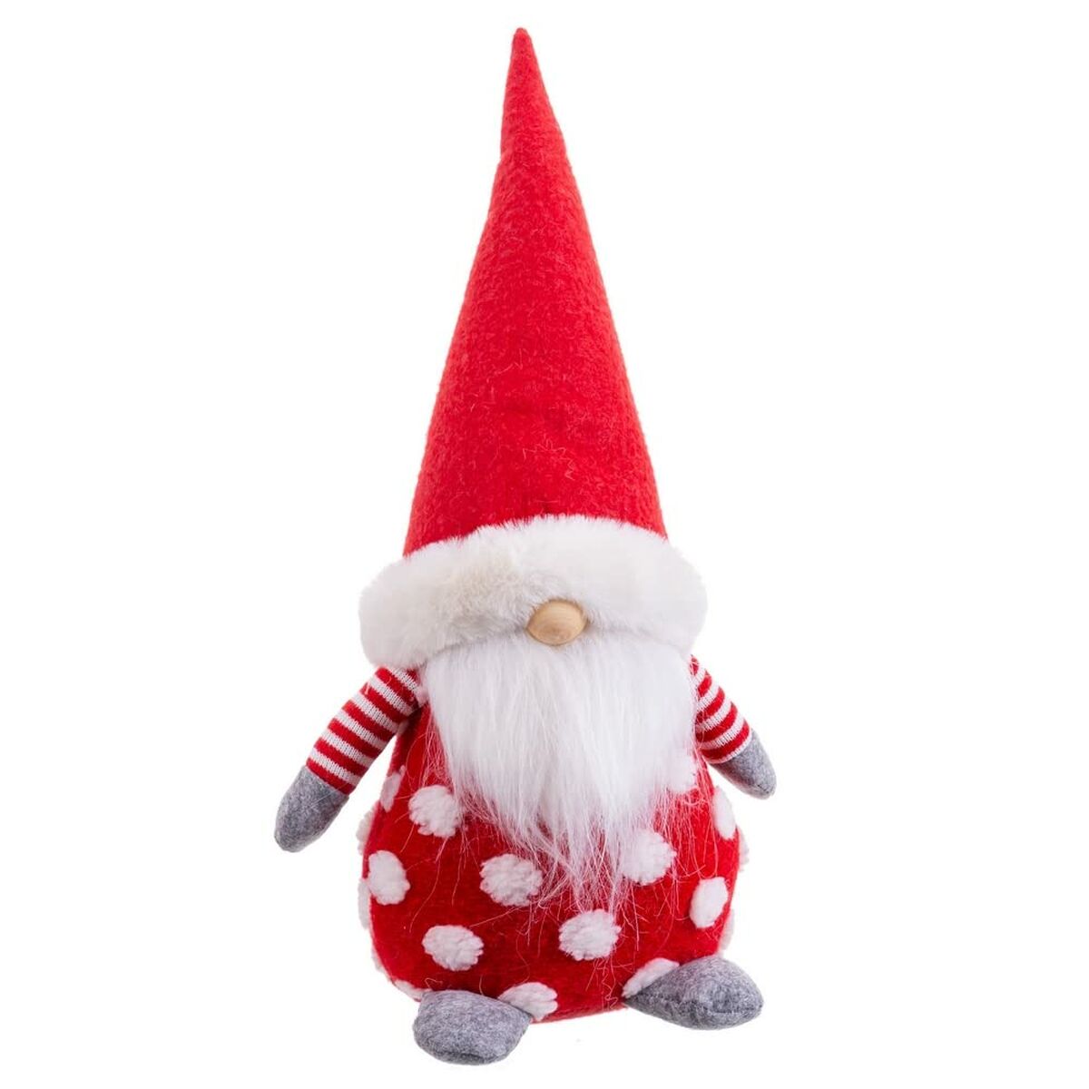 Julgranskula Röd Multicolour Trä Sand Tyg 35 cm - 6