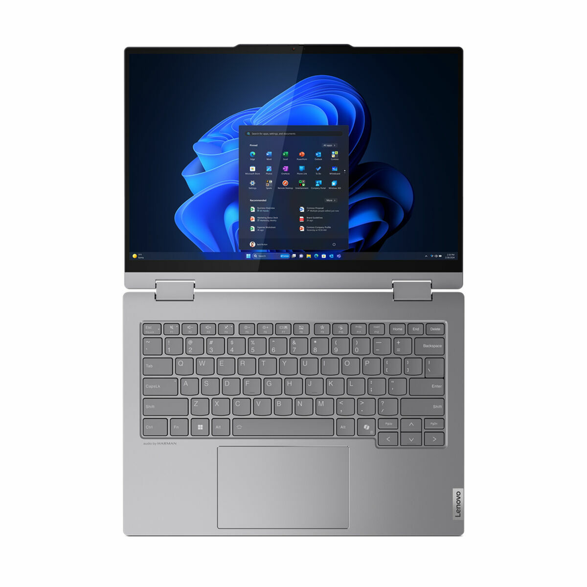Laptop 2 i 1 Lenovo ThinkBook Yoga 14 14" i7-155U 16 GB RAM 512 GB SSD Qwerty Spanska