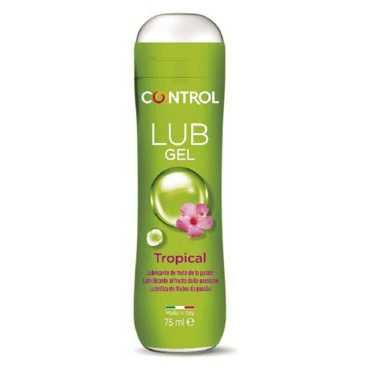 Slide Vattenbaserat Glidmedel Lub Tropical Control Passionsfrukt 75 ml
