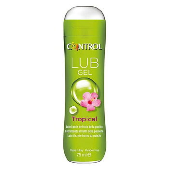Slide Vattenbaserat Glidmedel Lub Tropical Control Passionsfrukt 75 ml