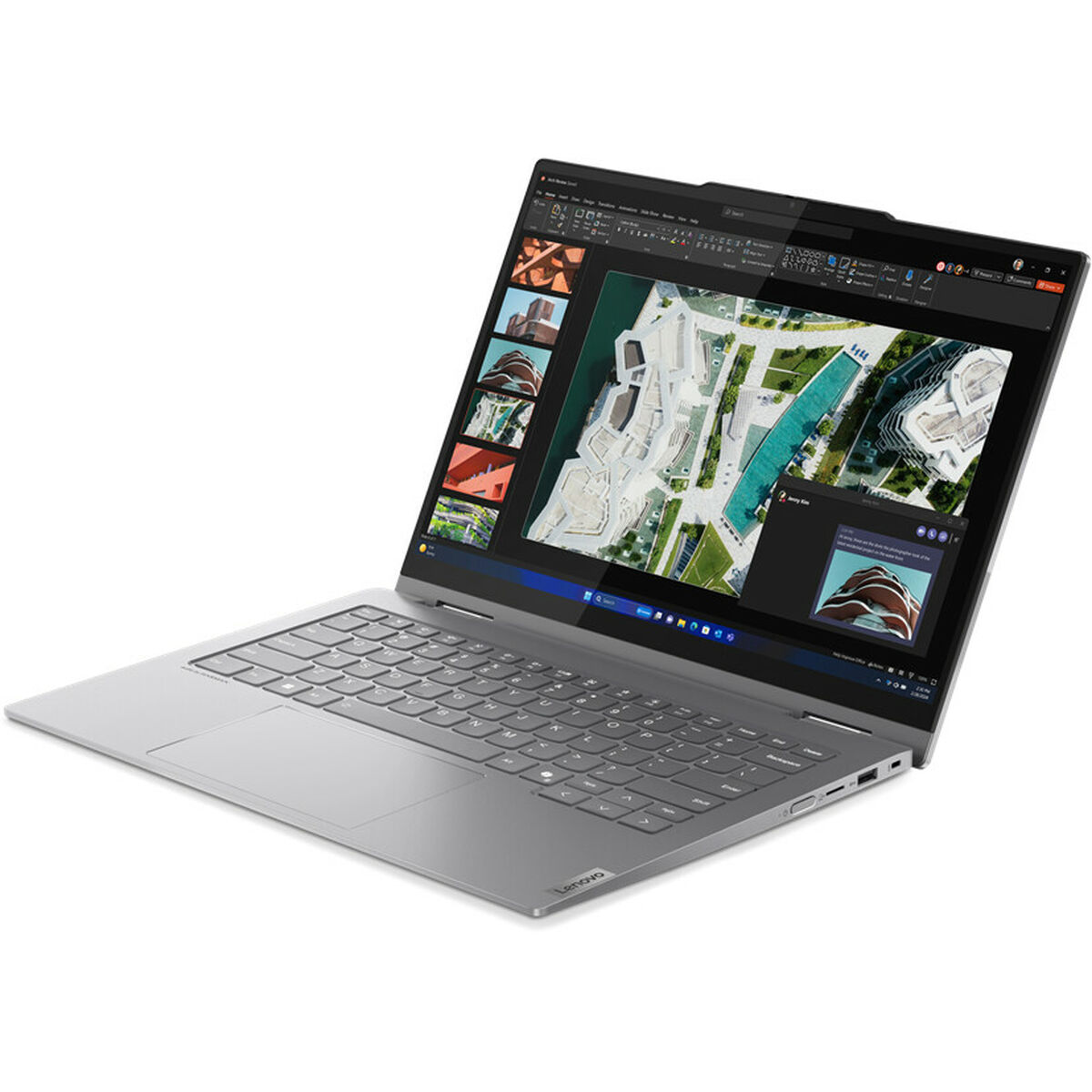 Laptop 2 i 1 Lenovo ThinkBook Yoga 14 14" Intel Core Ultra 7 155u 32 GB RAM 1 TB SSD Qwerty Spanska - 8