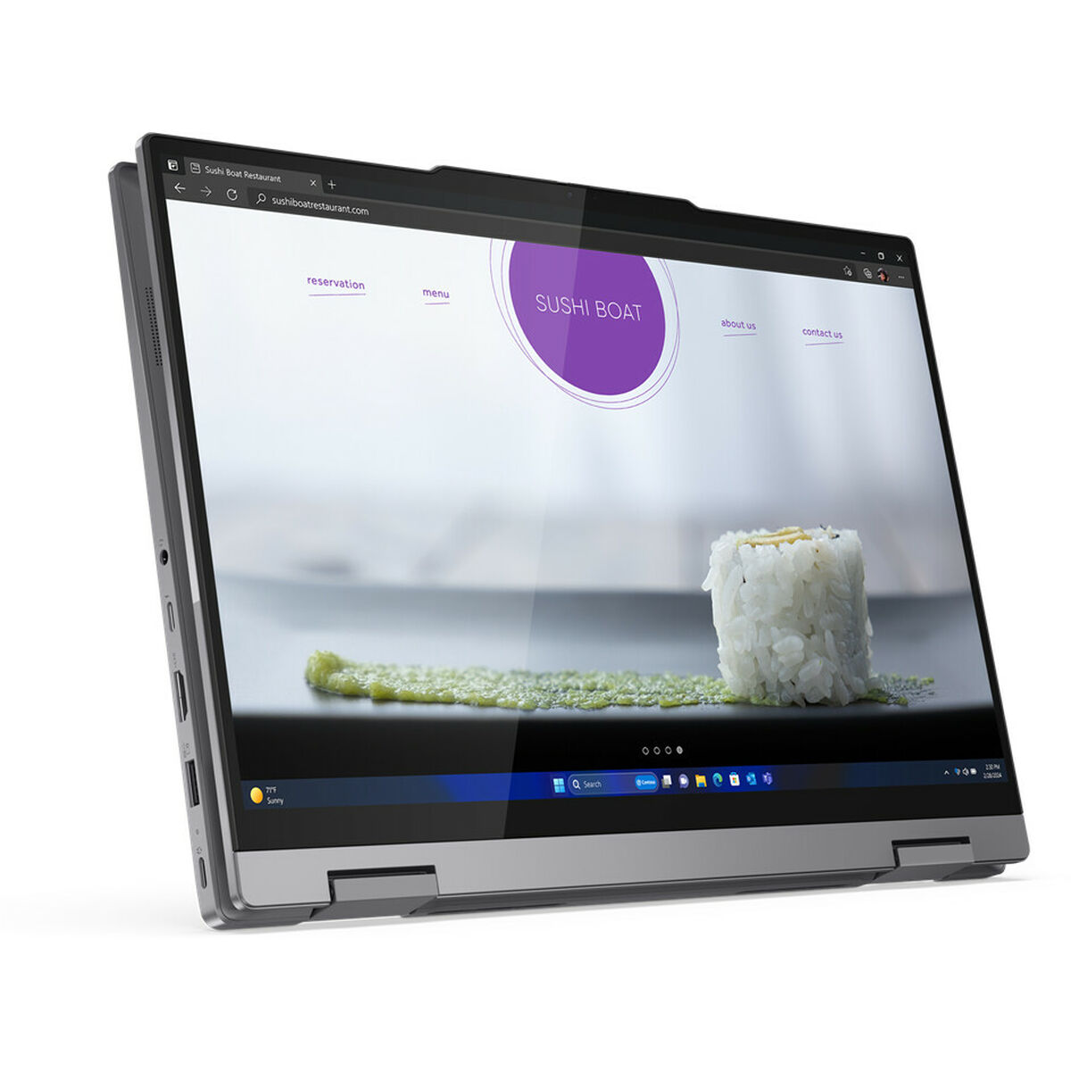 Laptop 2 i 1 Lenovo ThinkBook Yoga 14 14" Intel Core Ultra 7 155u 32 GB RAM 1 TB SSD Qwerty Spanska - 5