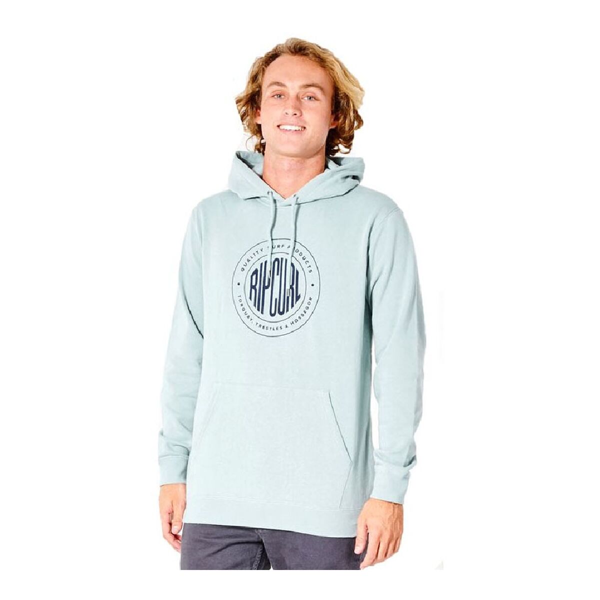 Tröja utan huva Herr Rip Curl Tapler Blå Aquamarine