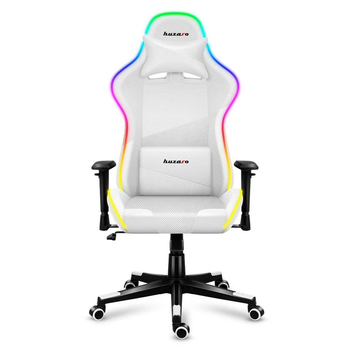 Spelstol Huzaro Force 6.2 RGB Vit - 2