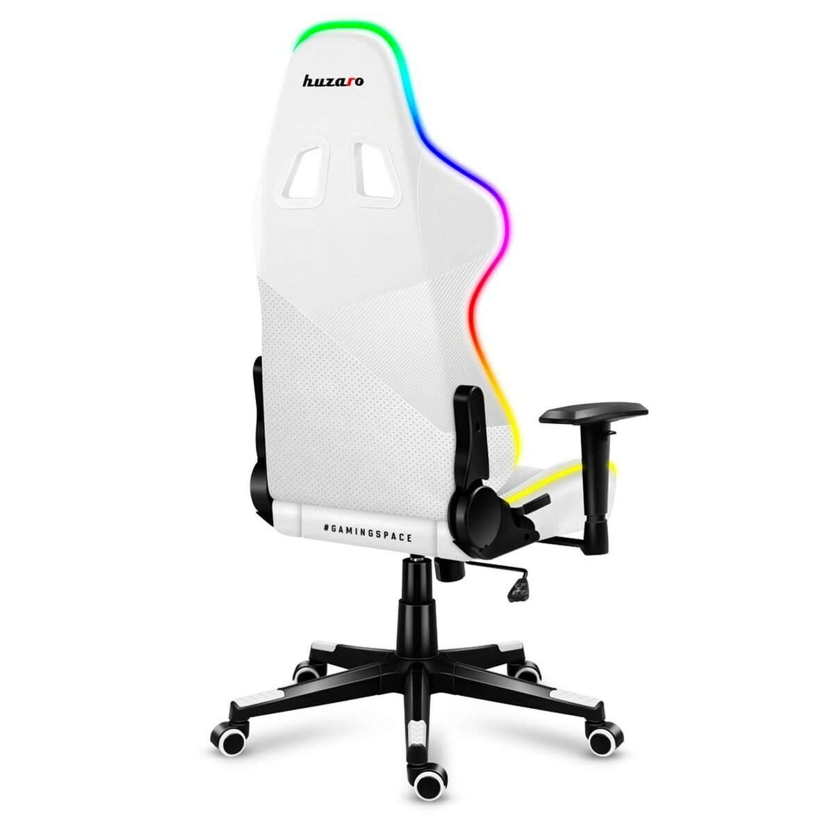 Spelstol Huzaro Force 6.2 RGB Vit - 5