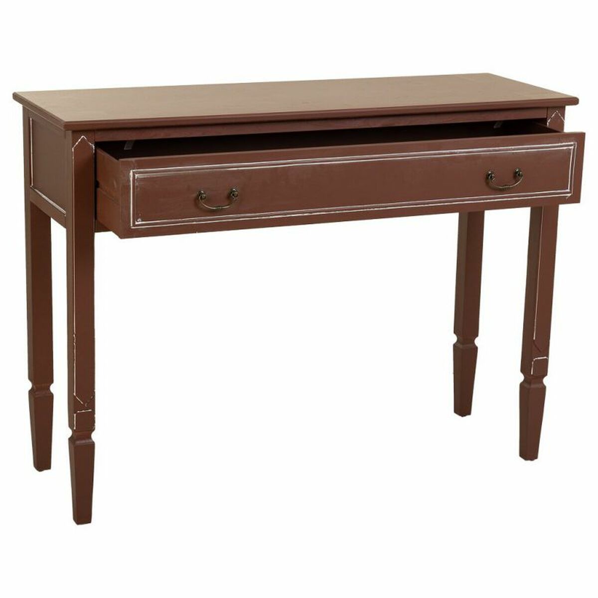 Hallmöbel med lådor Alexandra House Living Brun Naturell 38 x 82 x 112 cm - 3
