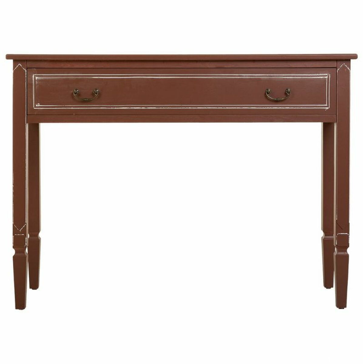 Hallmöbel med lådor Alexandra House Living Brun Naturell 38 x 82 x 112 cm - 4