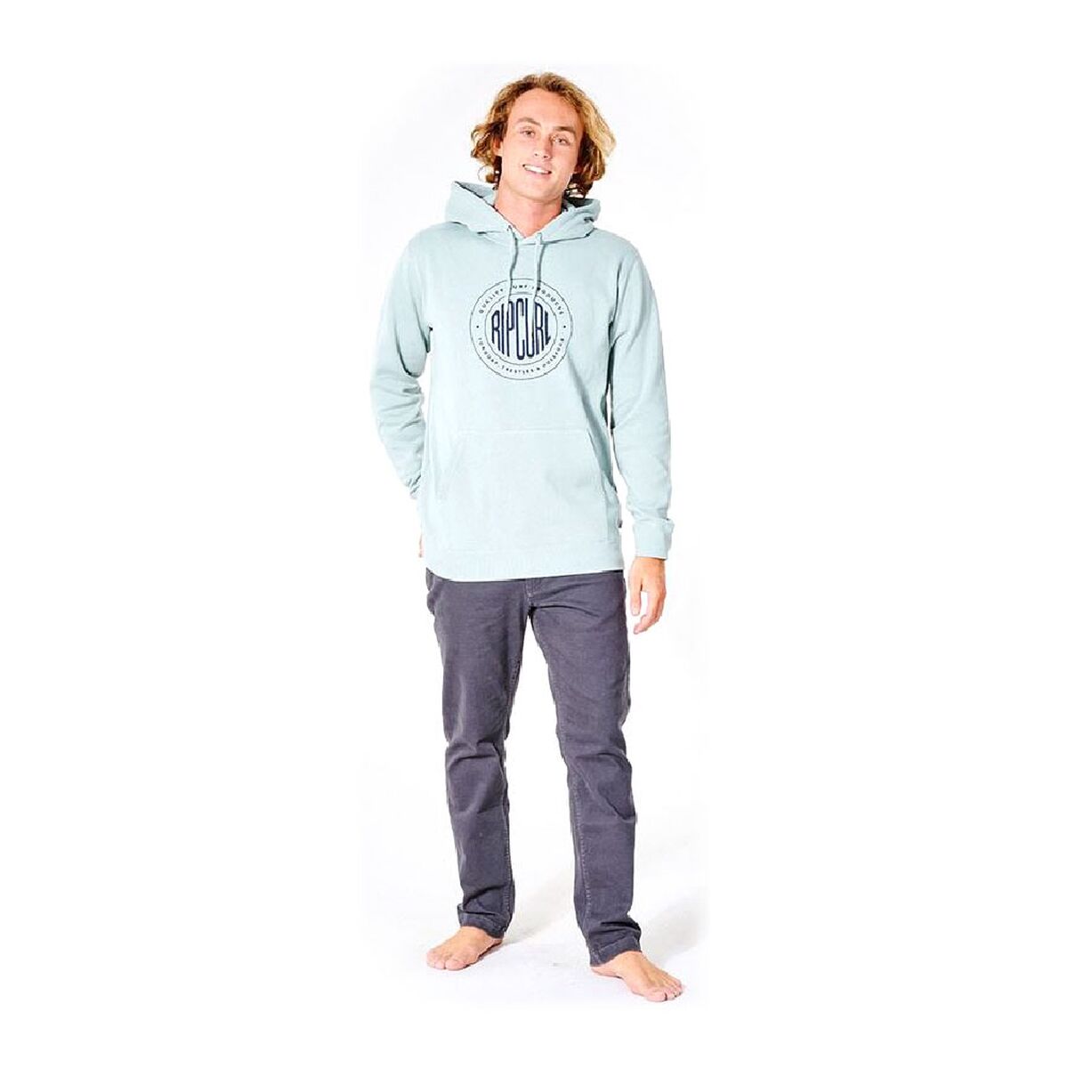 Tröja utan huva Herr Rip Curl Tapler Blå Aquamarine - 3