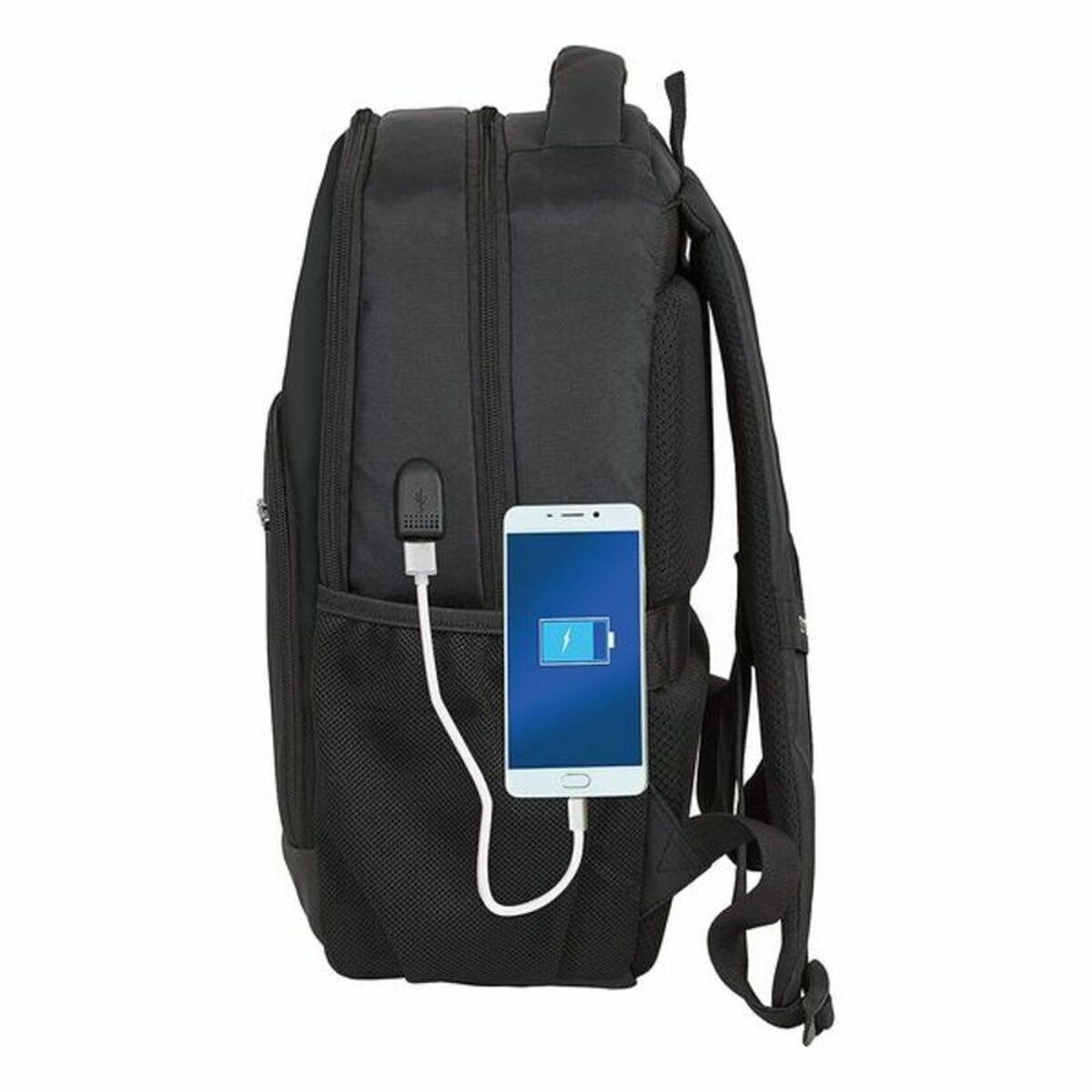 Laptopryggsäck Safta 14,1'' Svart 28 x 42 x 16 cm - 24