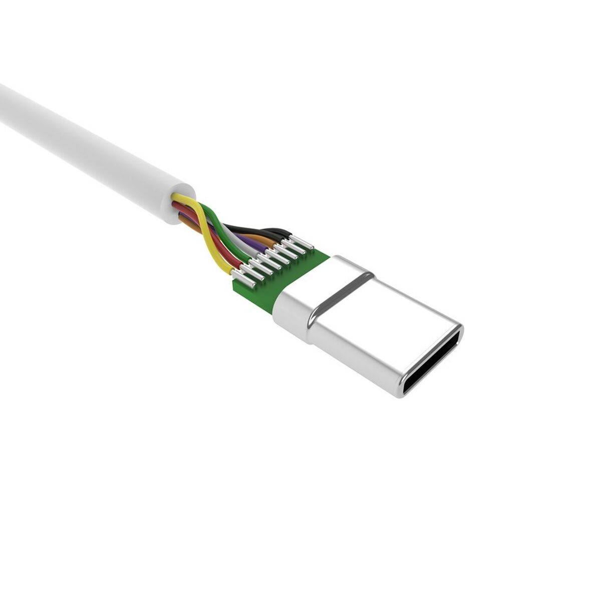 USB-C-kabel till USB Silicon Power SP1M0ASYLK10AC1W Vit 1 m - 2