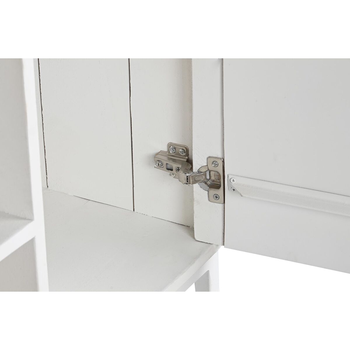 TV-möbler DKD Home Decor Gyllene Metall Vit Mangoträ 120 x 40 x 60 cm - 4