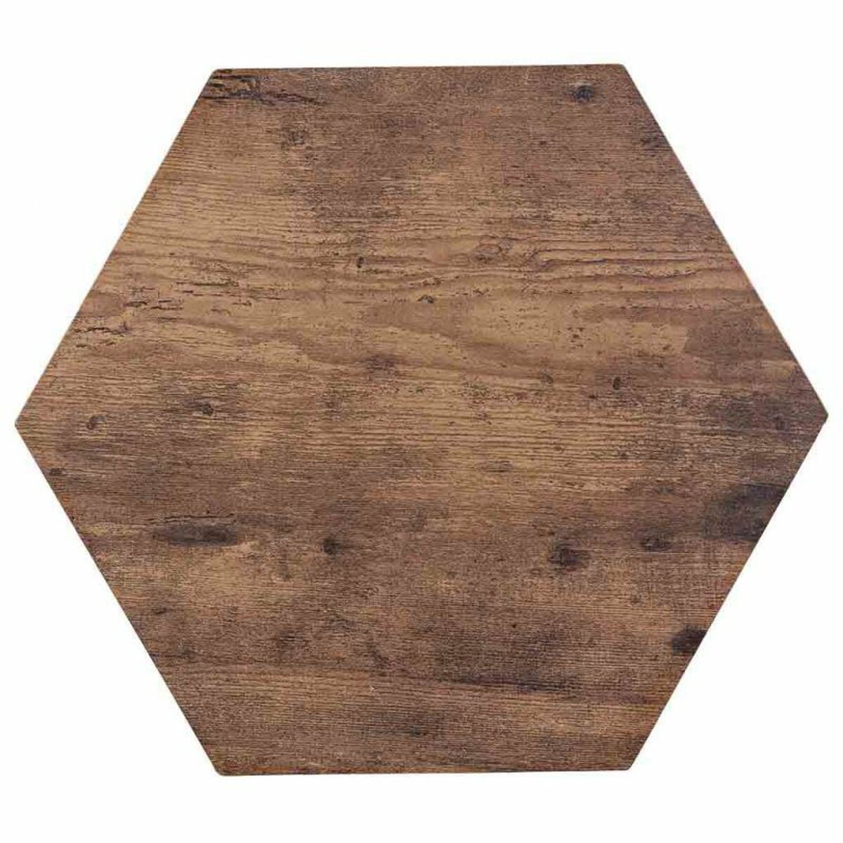 2-bordsset Alexandra House Living Brun Svart Järn Trä MDF 39 x 57 x 39 cm - 7