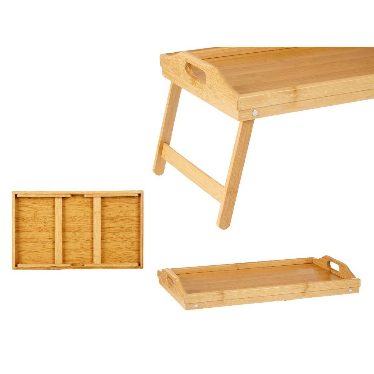 Bricka Brun Bambu 50 x 30 x 21 cm (6 antal) - 3