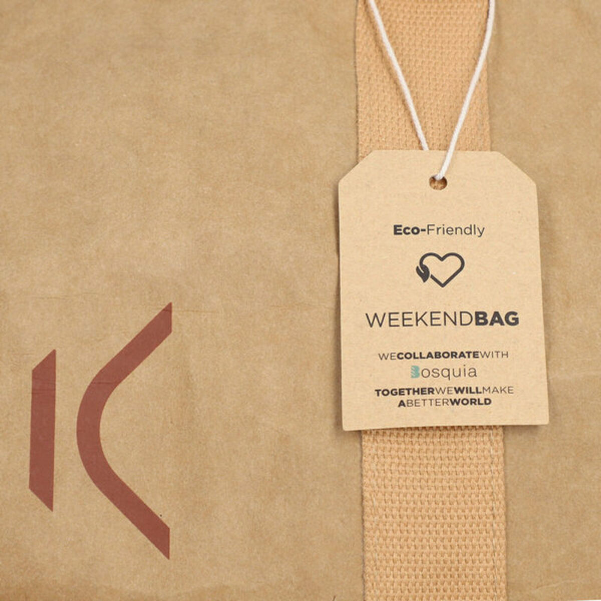 Sportväska KSIX WeekendBag Brun Eco-friendly kraftpapper - 29