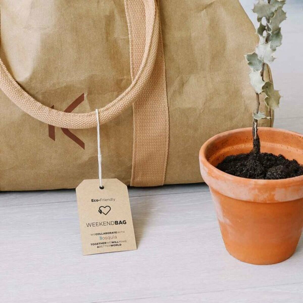 Sportväska KSIX WeekendBag Brun Eco-friendly kraftpapper - 31