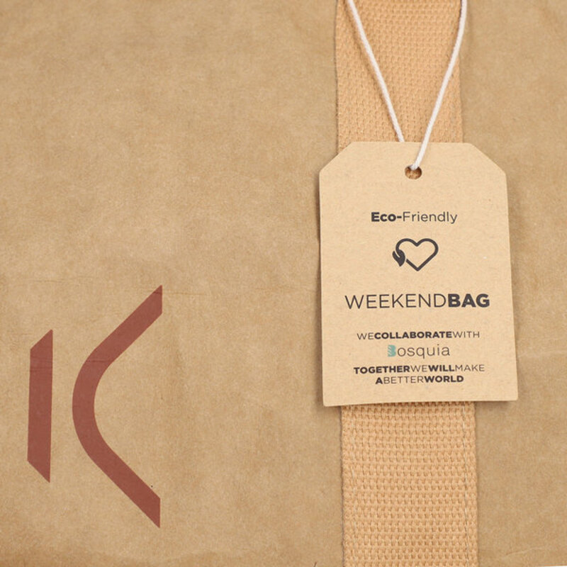 Sportväska KSIX WeekendBag Brun Eco-friendly kraftpapper - 13