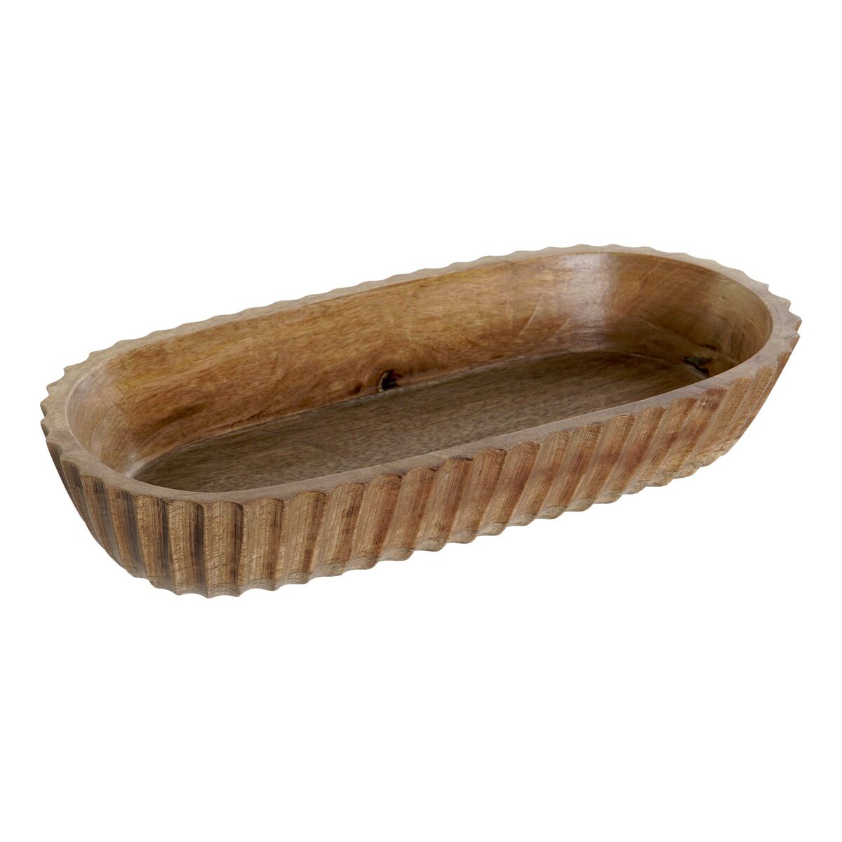 Bordsdekoration DKD Home Decor Naturell Mangoträ 32 x 15 x 5 cm 31 x 15 x 5 cm - 4