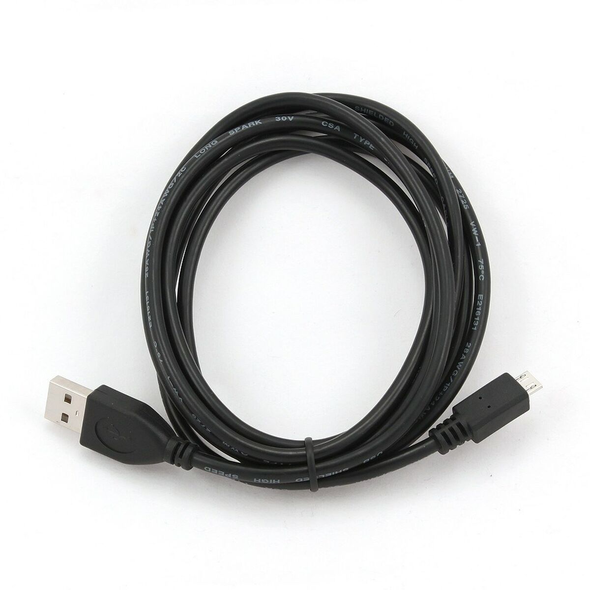 USB-kabel till mikro-USB GEMBIRD 1.8m USB 2.0 A/Micro-B M (3 m) Svart 1,8 m (1 antal) - 2