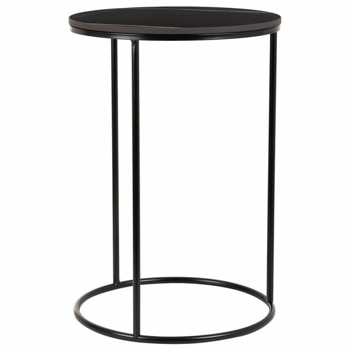 2-bordsset Alexandra House Living Svart Järn Trä MDF 39 x 57 x 39 cm - 4