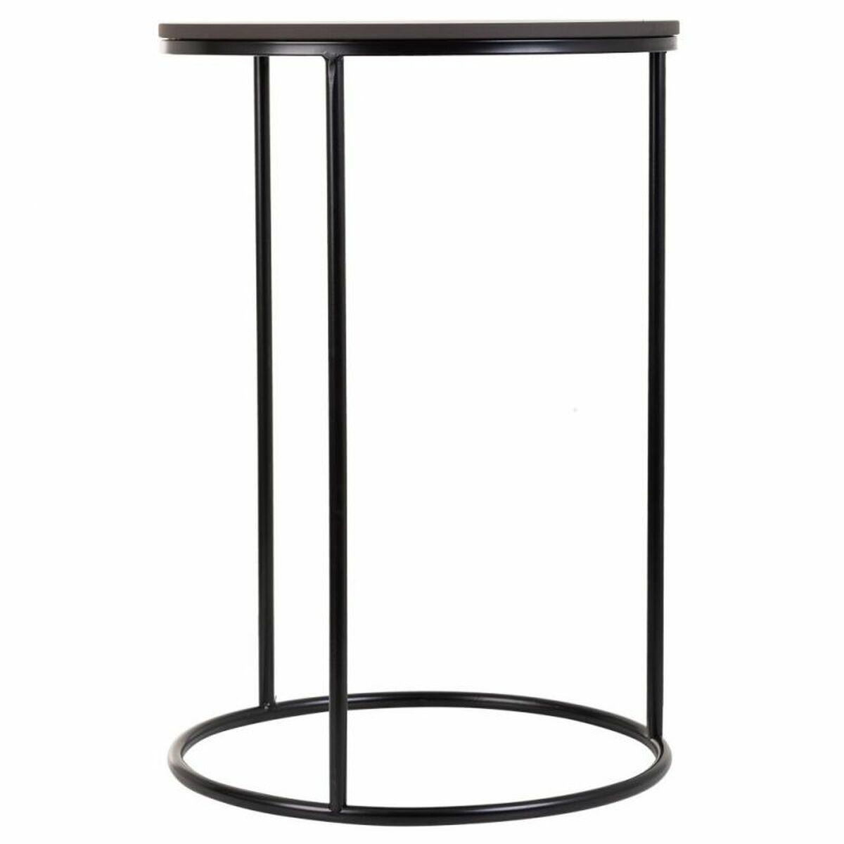 2-bordsset Alexandra House Living Svart Järn Trä MDF 39 x 57 x 39 cm - 5